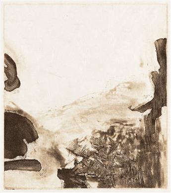 ZAO WOU-KI Two etchings.